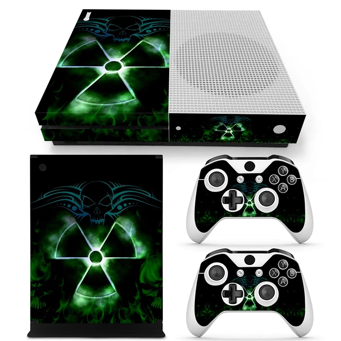 Xbox One S Skin Design Foils Sticker Screen Protector Set - Nuclear 2 Motif - Image 1 of 1