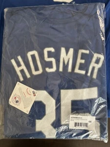 New Royals Majestic 4X Hosmer #35 Men Short Sleeve TShirt Tee Kansas City - Picture 1 of 7