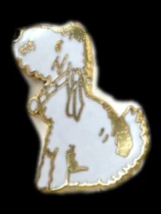 Vintage Ogri Kickstart Hund Emaille Abzeichen Fahrrad Magazin Back Street Hero's RTTW - Bild 1 von 3