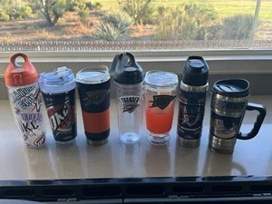 Oklahoma City Thunder Tumbler Lot Tervis Boelter 7 Total New Unused - Picture 1 of 3