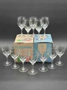 NIB Set of 12 Arcoroc Elegance 4oz Wine Glass Made in France - Picture 1 of 8