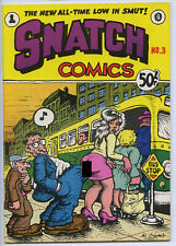 SNATCH COMICS #3 - 8.0, OW-W - Digest-size comix - 2nd  printing - Crumb