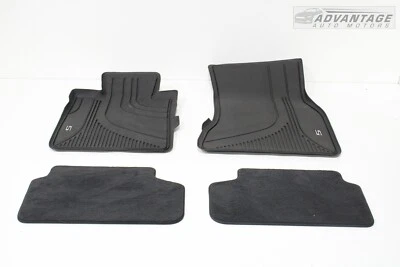 КОМПЛЕКТ ИЗ 4 ОРИГИНАЛЬНЫХ КОВРИКОВ ДЛЯ ПЕРЕДНЕГО И ЗАДНЕГО ПОЛА BMW 530I G30 2017-2020 ГОДОВ ВЫПУСКА - Изображение 1 из 4