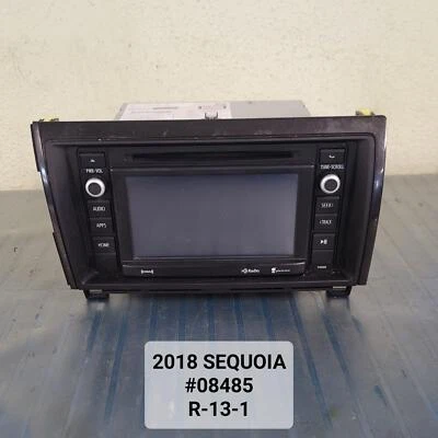 2018 toyota sequoia radio display and receiver ID 86140-0C220 face ID 510205 - Image 1 of 3