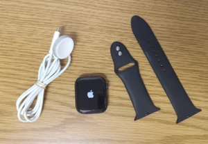 Apple Watch Series 9 45mm A2984 (64GB, Midnight, Unlocked) - Light Scuffs, FF! - Zdjęcie 1 z 12