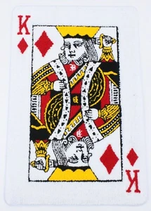 Großer Chenille Patch: King of Diamonds - Bild 1 von 2