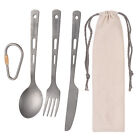 3 Piece Cutlery Set Lightweight Spoon Fork  With C3r2