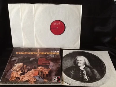 Bach Weihnachts Oratorium Vinyl 3 LP Box 12" 1c 147-28 583/5 - Bild 1 von 4