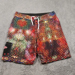 Mambo Australia Board Shorts Loud Colorful Mens L Swim Surf Trunks Psychedelic - Picture 1 of 10
