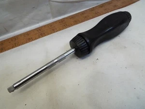 Snap-On 1/4" Ratcheting Socket Screwdriver Tool Black Handled Driver TMR4 - Picture 1 of 4