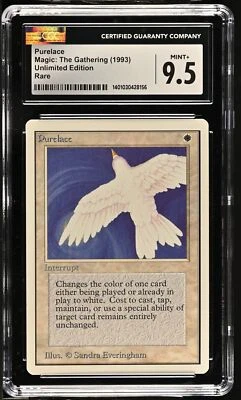 PURELACE Unlimited Rare CGC 9.5 MTG [Nostalgium] - Image 1 of 2