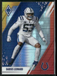 2021 Panini Phoenix #45 Darius Leonard Fire Burst Indianapolis Colts - Picture 1 of 2