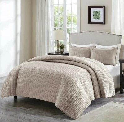 Juego de edredón - Costuras de lujo a doble cara... Queen Foto 1 de 3