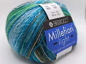 Berroco Millefiori Light #6832 Ocean Sport Wt Wool Acrylic Yarn 100g 350yd - Picture 1 of 7