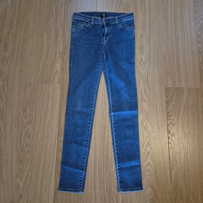 Pantalones de mezclilla ajustados Alexander McQueen para mujer, talla 25, diseñador, hechos en Italia Foto 1 de 4