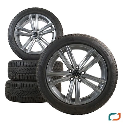Original VW Passat B8 Alltrack Winterräder Sebring 18 Zoll Felgen 245/45 R18 96V - Bild 1 von 4