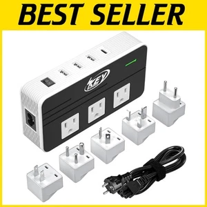 230W Step Down Voltage Converter & International Travel Adapter with USB Ports - Picture 1 of 10