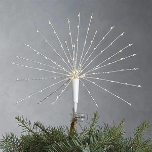 Cassa e Barile Albero di Natale Topper Ornamento Starburst 125 Luci LED (B1-F4) - Foto 1 di 5
