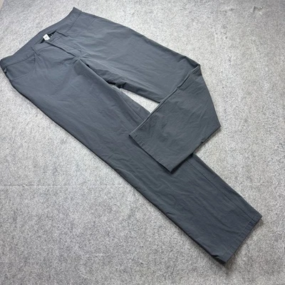 Pantalones Alo Hombre 34 x 33 Gris Rendimiento Nylon Elástico Cónico Senderismo Técnico Foto 1 de 4