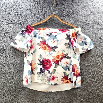 Blusa Top Mujer Dotti Talla 12 Multicolor Floral Fuera del Hombro Foto 1 de 4