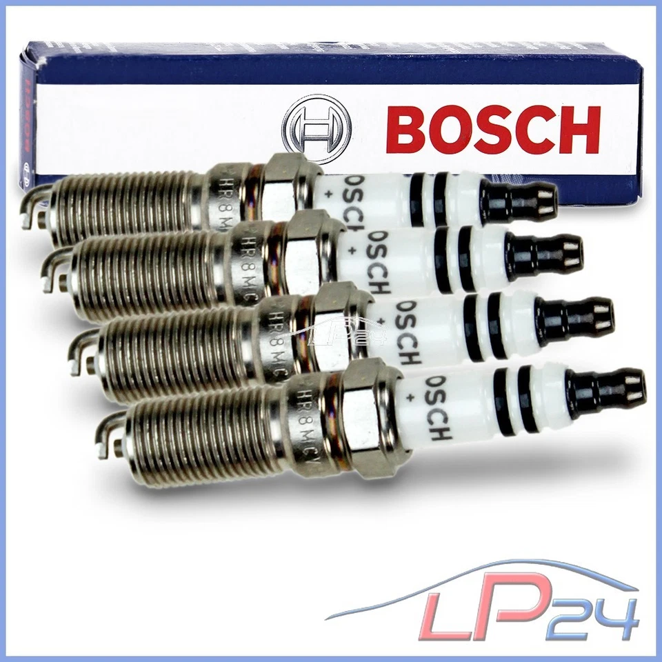 4x BOSCH BOUGIE D'ALLUMAGE SUPER PLUS POUR FORD FOCUS C-MAX 1.6 03-07 - Photo 1/4