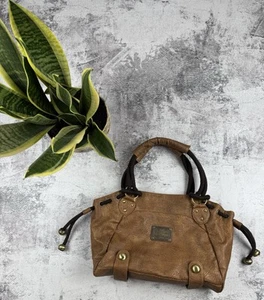Dolce & Gabbana 90S Vintage Beige Luxury Crossbody Italian Leather Bucket Bag - Picture 1 of 14