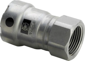 Viega Übergangsstück mit SC Megapress 4212 in 2 Zoll x Rp2 Stahl Zn-Ni besch. - Bild 1 von 3