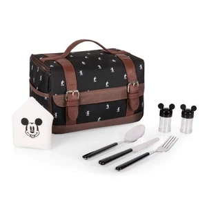 Disney Mickey Mouse Lunch Bag, Insulated Lunch Box with Utensil Set, Lunch Co... - Picture 1 of 7