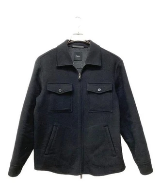 theory                    Wool cashmere zip-up jacket black 02-3309005 - Image 1 of 4