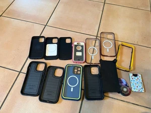 OtterBox Lifeproof CASE NEW with 9 OTHER OTTER BOX USED CASES, CLIPS, AND PARTS - Picture 1 of 8