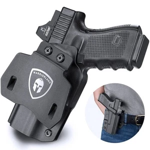 OWB Kydex Holster, kompatibel mit Glock 17/Glock 19/19X/26/32/44/45 Gen (1-5)... - Bild 1 von 8