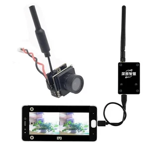 5.8G 25mw FPV transmitter 600TVL HD Micro CMOS Camera and FPV Receiver UVC Video - Picture 1 of 19