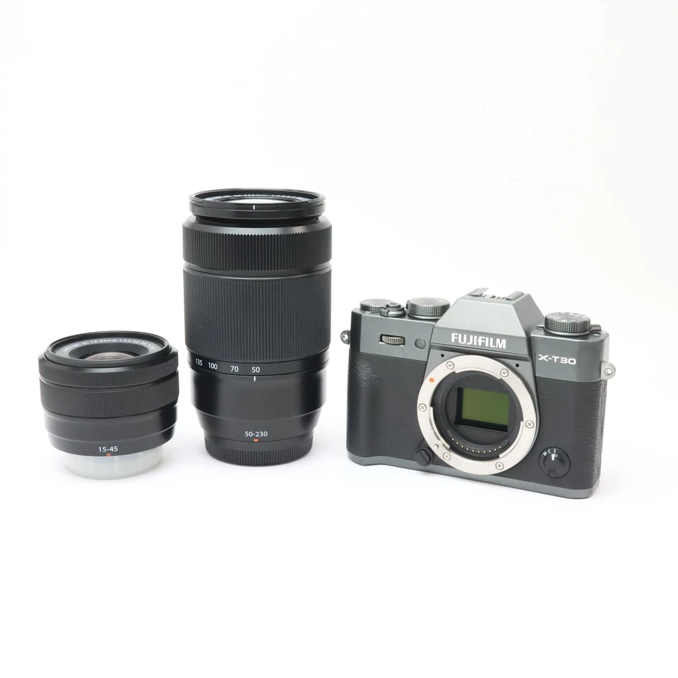 Fujifilm X-T30 Charcoal Silver + XC 15-45mm + 50-230mm II Lens Kit 2615 shots - Image 1 of 4