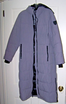 Vince Camuto Puffy  Coat Size XS Puffer Gray Zip Pockets Long Very Nice!! Warm! - Image 1 of 4