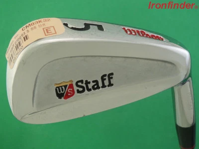 Wilson Staff PROGRESSIVE Single 5 Iron Steel Shaft Stiff Flex Mens RH Excellent - Image 1 of 4