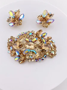 Broche y pendientes SHERMAN firmados de colección  - Imagen 1 de 5