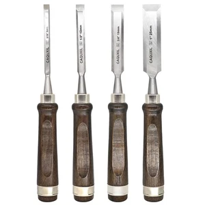 11" Professional Wood Chisel Sets for Woodworking, CR-V Steel Beveled Edge Bl... - Picture 1 of 7