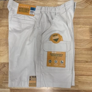 Savane Wandershorts UPF30 Tech Pocket Waist 36 Stone Herren - Bild 1 von 5