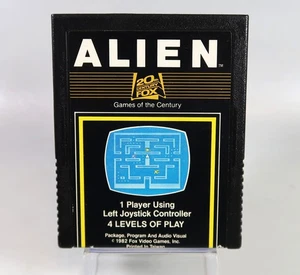 Atari 2600 : Cartouche ALIEN - Testée et FONCTIONNE ! - Photo 1/3