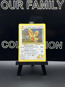 LT. SURGE'S FEAROW 7/132 POKEMON GYM HEROES HOLO RARE SWIRL LP - Picture 1 of 8