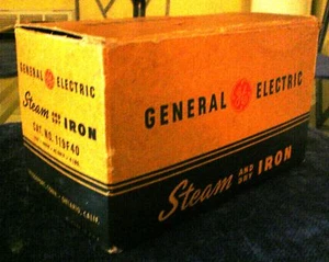 Vintage Box for GE Cat. No. 119F40 Steam & Dry Iron - Picture 1 of 1