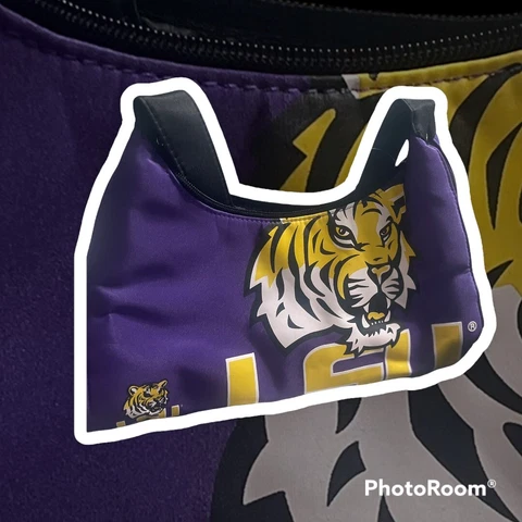 NEW! NCAA LSU Tigers Purple Womens Ladies Purse Tote handbag bag Pouch Cover
