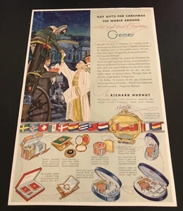 1937 FRAGRANCE GEMEY di RICHARD HUDNUT - Ritaglio pubblicità rivista vintage - Foto 1 di 1