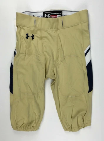 Under Armour Navy Midshipmen Icon Football Pant Men's XL Gold White $95 UF005PM Cover