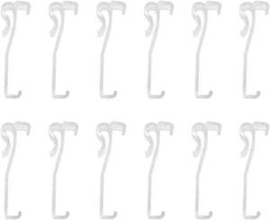 12 Pcs 2.5 Inch Valance Clips for Blinds, Hidden Blind Clips, Hidden Channel Val - Picture 1 of 12