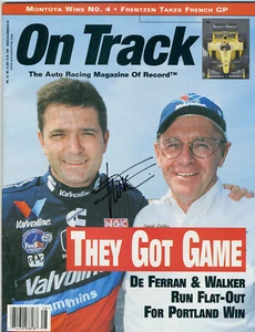 Gil de Ferran Autographed On Track Racing Magazine July 15 -29 1999 Decd. 2023 A - Picture 1 of 1