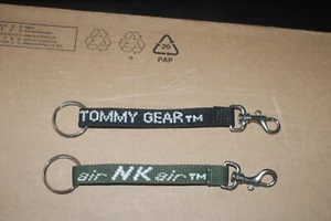 NEW STOCK TOMMY GEAR BLACK KEY RING,STRAP, CLIP ON KEY CHAIN (2) - Picture 1 of 1