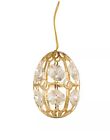 Kg&c Gold Plated Crystal Egg Ornament Austrian Crystals 2.5”