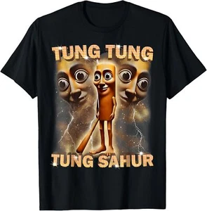 Tung Tung Tung Sahur Is Calling Funny Italian Brainrot T-Shirt - Picture 1 of 4