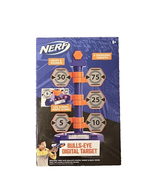 NEW Nerf Elite Bulls-Eye Digital Target Lights & Sounds LCD Screen 6 Targets - Image 1 of 3
